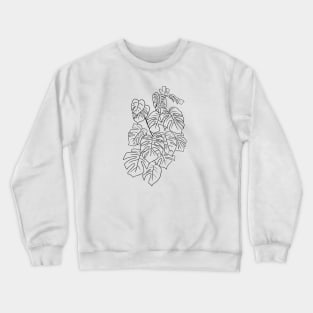 Monstera Crewneck Sweatshirt